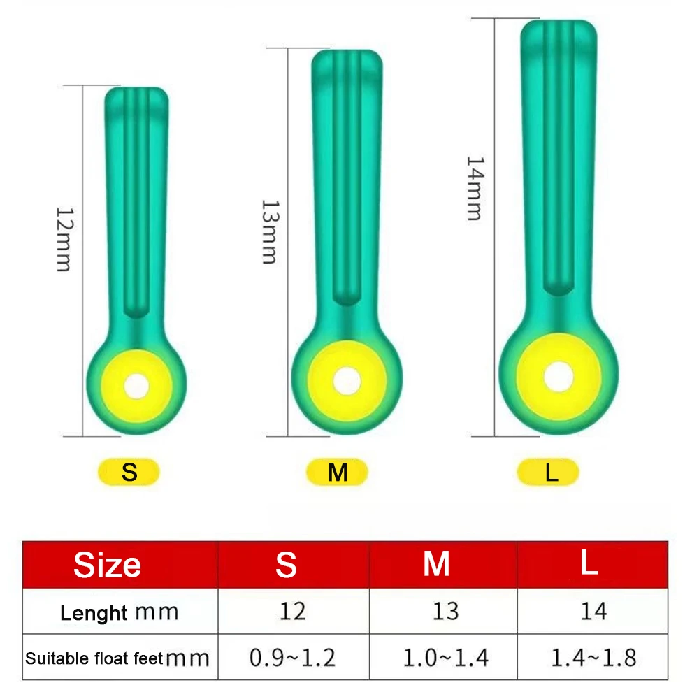 50 unids/lote asiento flotante de pesca de silicona Anti-enrollado pesca de carpa de mar frijol pesca soporte a la deriva Bobbers accesorios de aparejos - imagen 2
