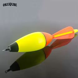 Flotador de pesca de espuma EVA, flotador de plástico luminoso, palo de luz para pesca nocturna, flotadores llamativos para pesca en roca, mar, Océano, 1 unidad