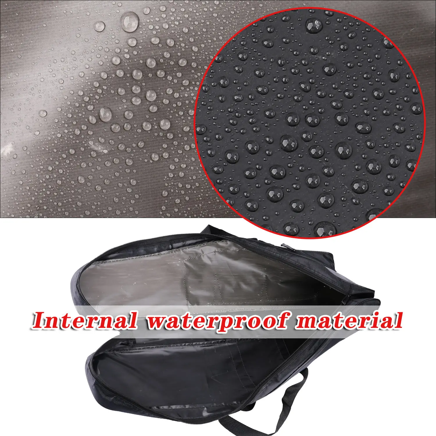 Bolsa de pesca Sougayilang, bolsa de caña de pescar portátil de una sola capa, Kit de herramientas de almacenamiento al aire libre para pesca - imagen 3