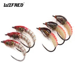 Wifreo Moscas realistas: Caddis, ninfa y scud para pesca de mosca
