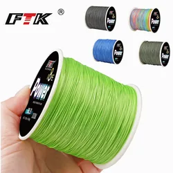 Línea de pesca trenzada de PE de 8 hebras Japón 300M/500M línea multifilamento de alambre de señuelo súper fuerte 0,14 MM-0,50 MM 15LB-110LB