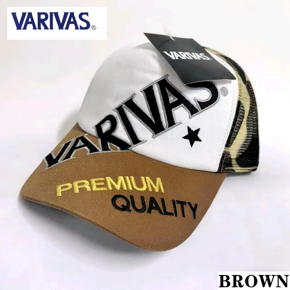 Gorra de pesca Varivas – Protección solar ajustable camuflaje