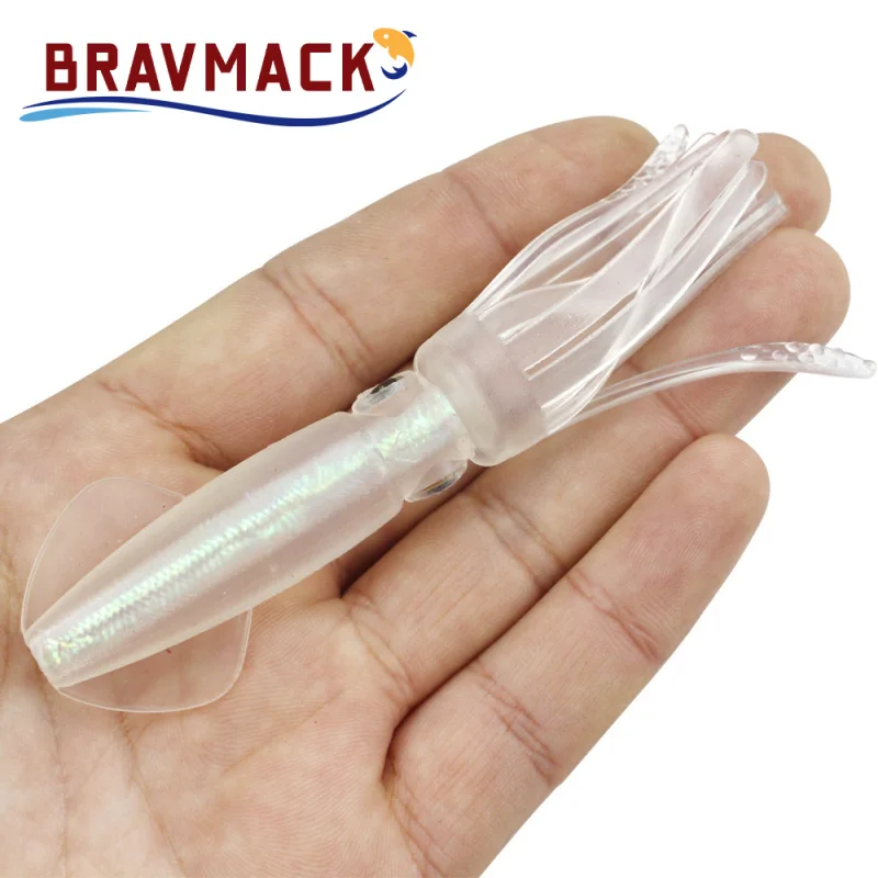 5 unids/pack cebo de calamar biónico señuelo de pesca de mar Artificial accesorios de pesca al aire libre cebo de pesca cebo Artificial - imagen 4