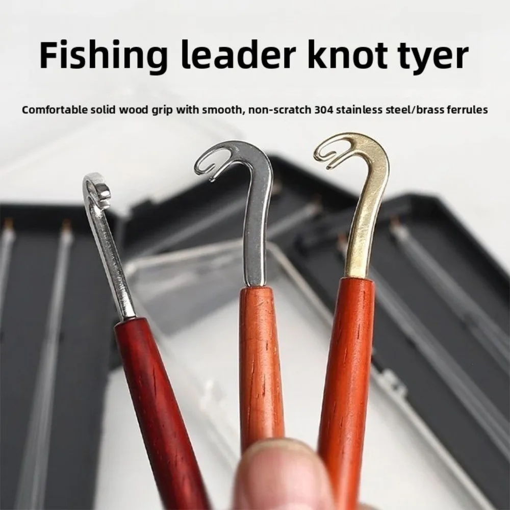 Anudador de nudos portátil – Dispositivo para atar sedal de pesca