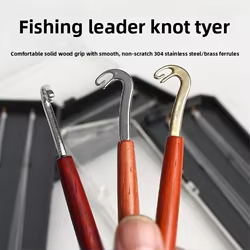 Anudador de nudos portátil – Dispositivo para atar sedal de pesca
