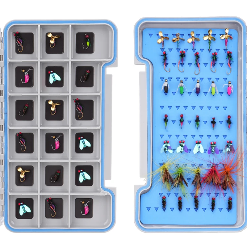 HISTAR-anzuelo para moscas, almacenamiento de PC + ABS, fuerte atracción magnética, ranuras para anzuelos precisas gruesas, caja de aparejos de pesca transparente e impermeable - imagen 4
