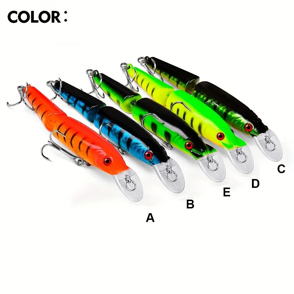 1 Uds. Wobblers de Lucio articulados artificiales-10,5 cm/4,13 pulgadas-9,2g-aparejos de carpa eficaces para pescar Señuelos de Pesca - imagen 3