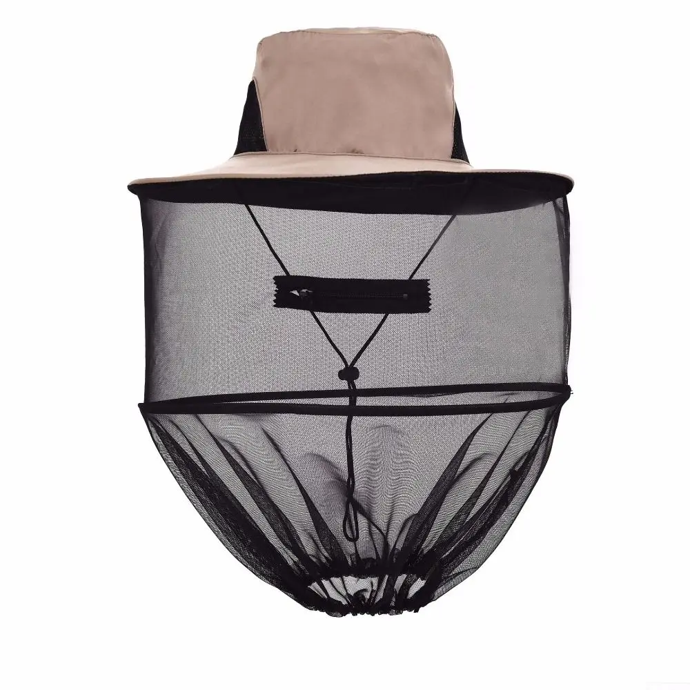 Sombrero de pesca plegable anti mosquito con protección solar - imagen 4