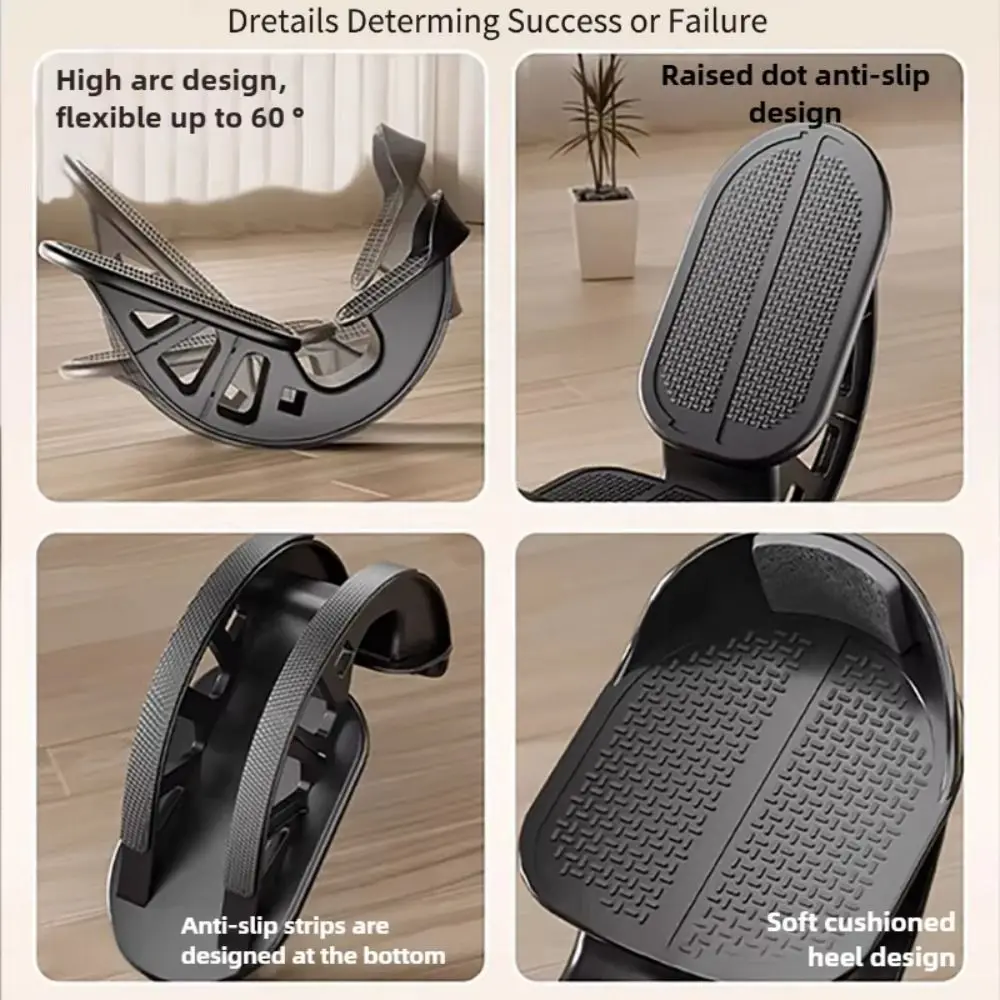 Rueda de estiramiento de pantorrilla portátil, función de masaje, tabla basculante de pie con soporte de carga grande, pantorrillas apretadas y cómodas - imagen 5