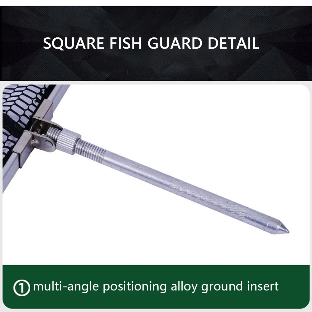 Red plegable de malla para mantener los peces vivos, cesta de pesca para muelle y Kayak, envío directo - imagen 3