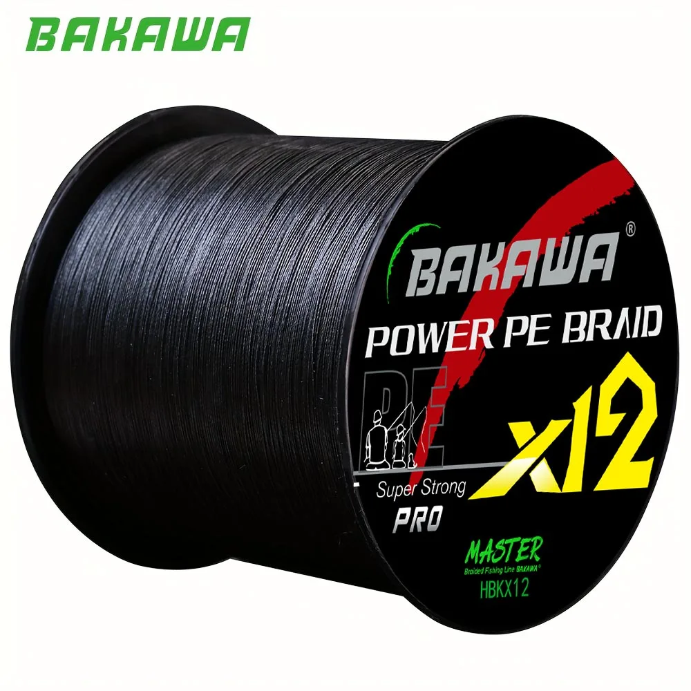 BAKAWA Sedal Trenzado PE 12 hebras – Multifilamento para carpa - imagen 3