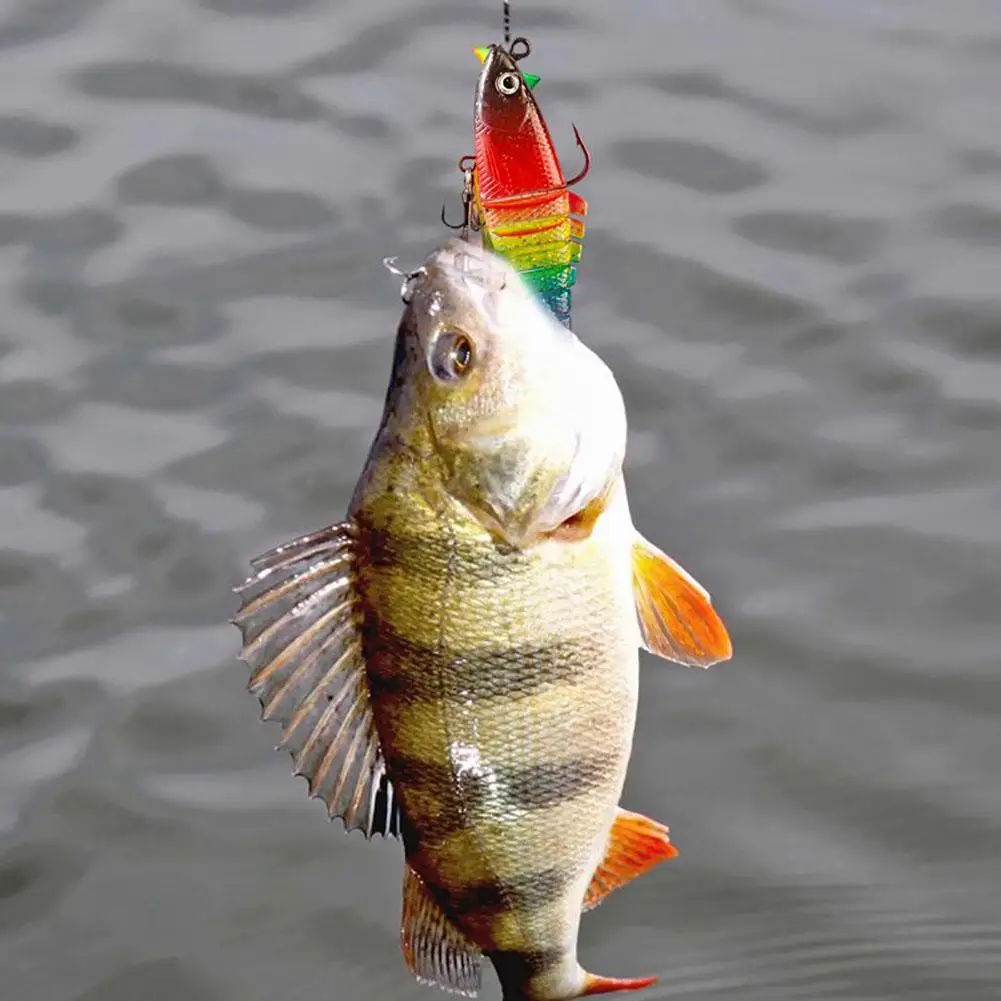 Señuelos de Pesca para lubina y trucha, 9cm/15g, Swimbaits multiarticulados, biónicos, realistas, múltiples secciones, aparejos de pesca, envío directo - imagen 3