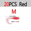 20pcs Red M