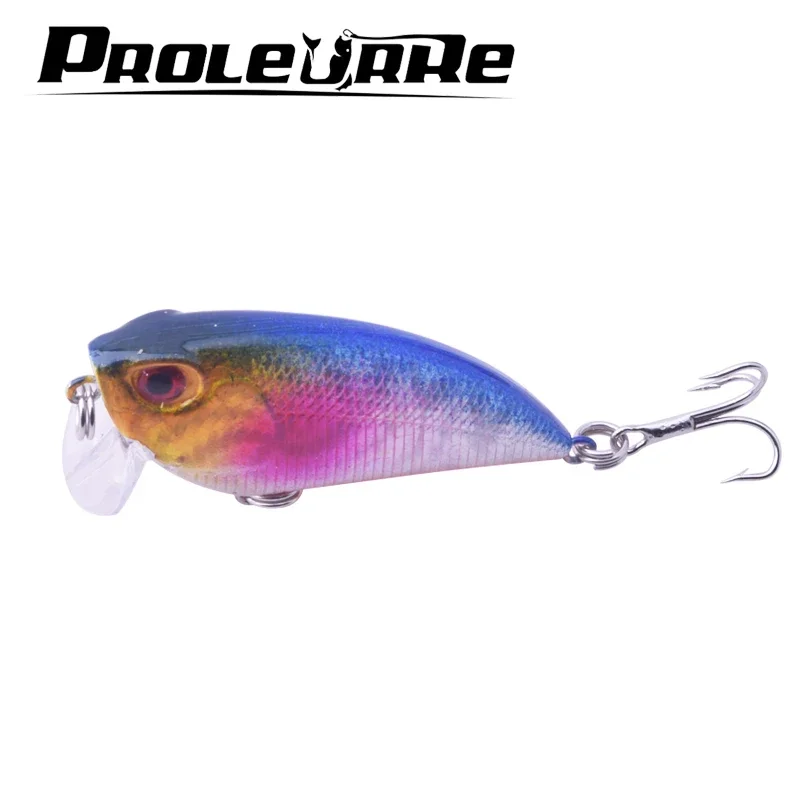1 Pc VIB señuelo de pesca 6cm 6,5g Minnow Wobblers plástico Artificial cebo duro lubina carpa Swimbait Crankbait aparejos de pesca - imagen 5