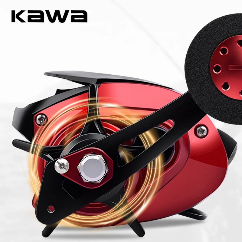 Kawa-carrete de pesca de Jigging lento, carrete de aluminio, rueda de arrastre máximo 15kg, rodamientos 8 + 1, relación 6,4: 1, peso 251g, nuevo - imagen 3