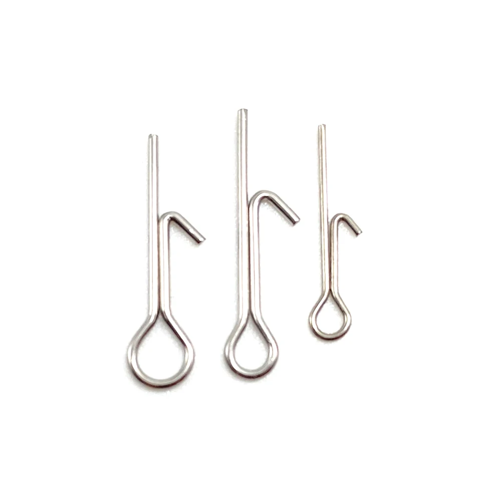 Señuelo suave de acero inoxidable de 1000 piezas, aguja fija modificada, Conector de cebo suave, Pin de bloqueo de hebilla, accesorios de aparejos de Pesca - imagen 2