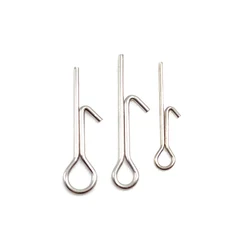 Señuelo suave de acero inoxidable de 1000 piezas, aguja fija modificada, Conector de cebo suave, Pin de bloqueo de hebilla, accesorios de aparejos de Pesca