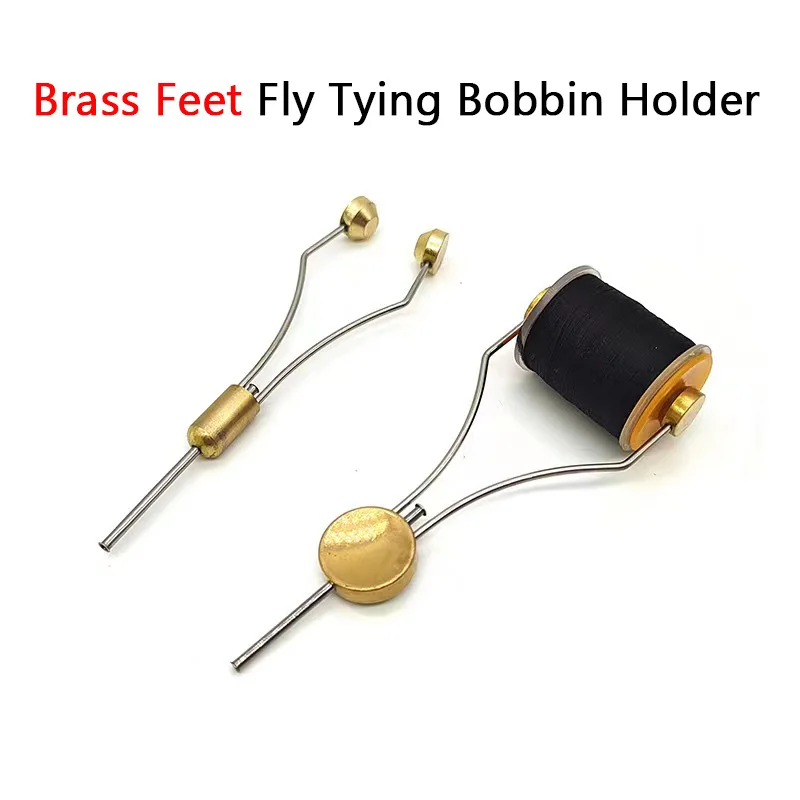 Soporte de bobina de Punta bicerámica, cabeza de bala pesada, señuelo de moscas, herramienta de atado de hilo, plantilla de gancho de pesca, 1 ud. - imagen 4