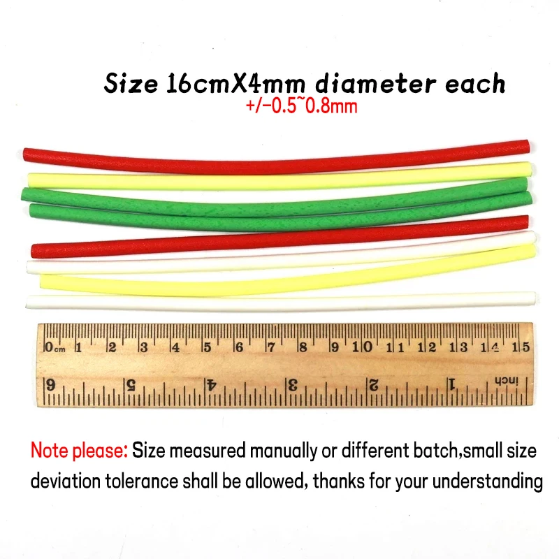 12 unids/pack de espuma cilíndrica de alta densidad de 4mm con orificio central para hacer flotadores de pesca, aparejos de atado de moscas, fabricación de bricolaje, etc. - imagen 2
