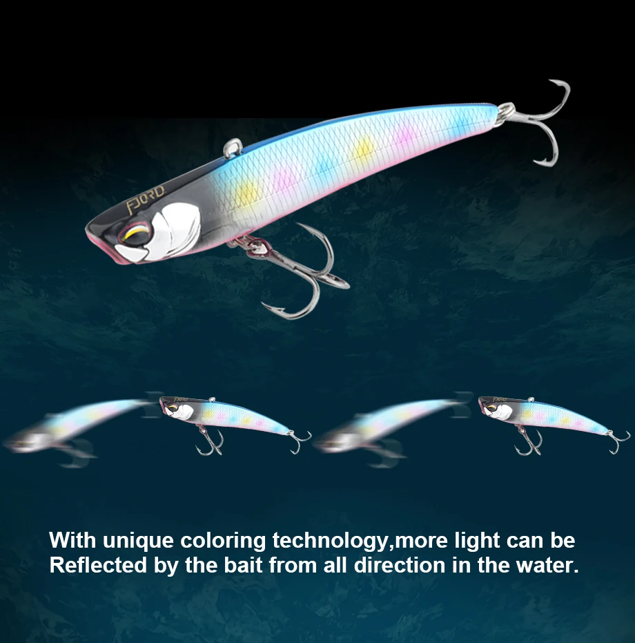 FJORD 15g VIB señuelo de pesca Wobbler Trolling vibraciones Witer Crankbaits carpa Lucio trucha perca Swimbait pesca nuevos 2023 artículos aparejos - imagen 4