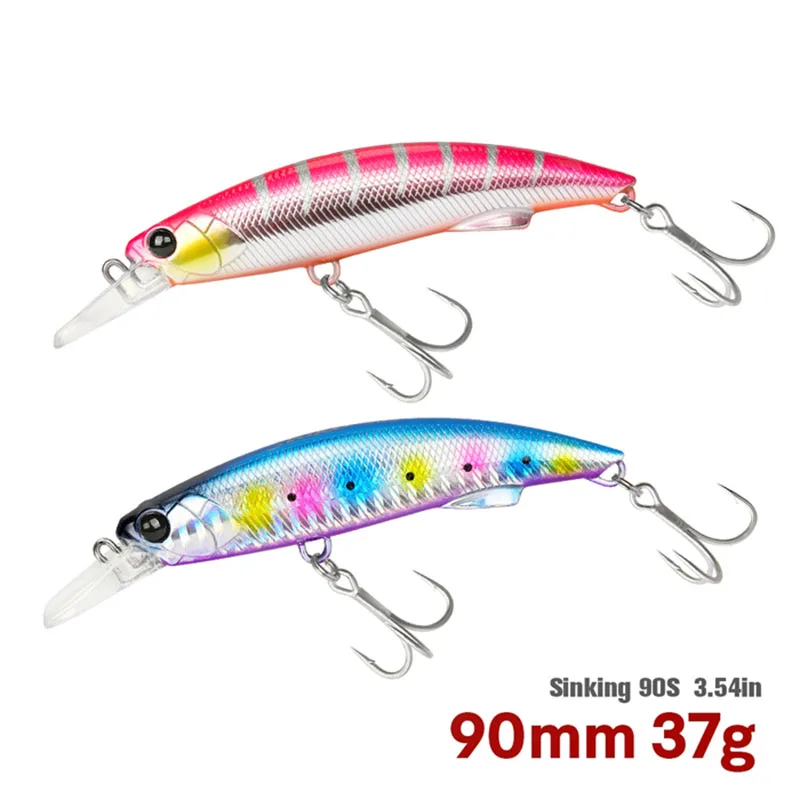 Señuelo Minnow Tsurinoya Striker 90S – Hundido para pesca en mar - imagen 2