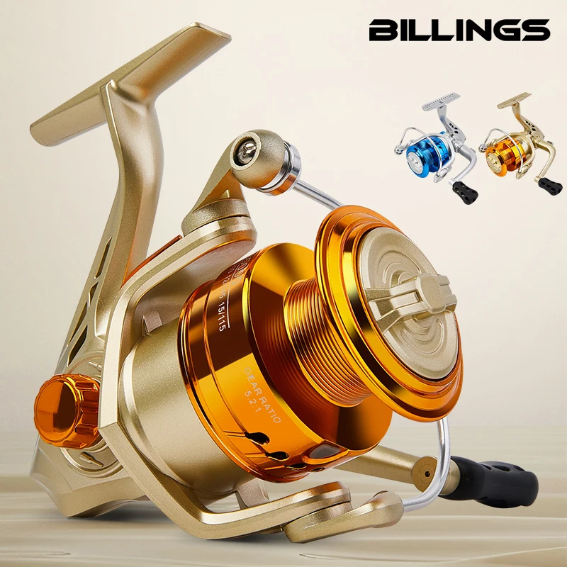 Billings Carrete Giratorio Ultraligero – Intercambiable Agua Dulce y Salada - imagen 3