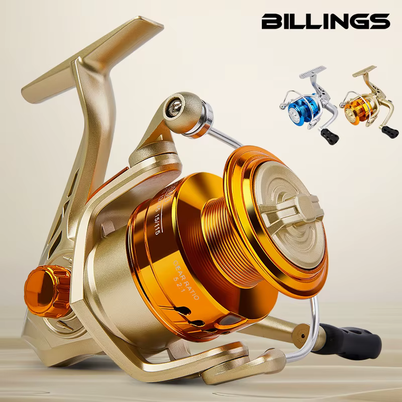 Billings Carrete Giratorio Ultraligero – Intercambiable Agua Dulce y Salada - imagen 3
