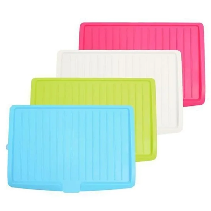 Bandeja de almacenamiento multifuncional, bandeja de té, bandeja de fruta de plástico para el hogar, escurridor, fregadero, estante para ropa, bandeja de clasificación de exhibición de lavado - imagen 4