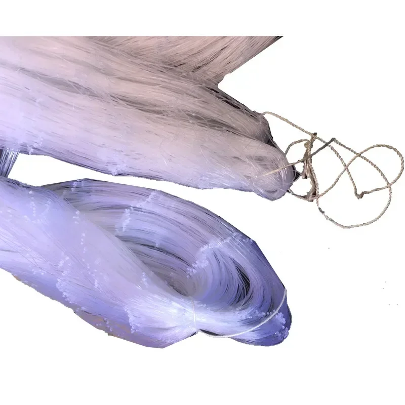 Cuerpo de 0,6mm-0,7mm, producto semiacabado, red de Pesca monofilamento de nailon, red de Pesca roja, accesorios de red de enmalle, trampa para peces - imagen 3