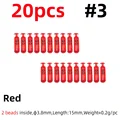 20pcs red size 3