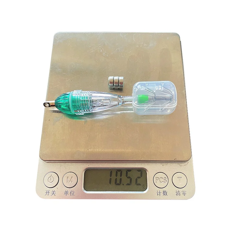 Luces LED luminosas para pesca nocturna con batería, 6cm/7,8g, buscador de peces, superimpermeable, fluorescente, brilla en la oscuridad - imagen 5