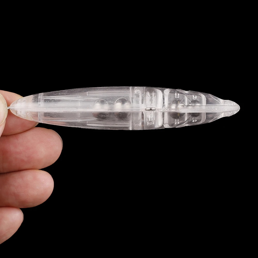 Chan'sHuang-Cebo en blanco sin pintar, 10 piezas, 80mm, 16g, sonajero grande, lápiz de hundimiento ruidoso, aparejo de señuelo de pesca Artificial hecho a mano - imagen 5