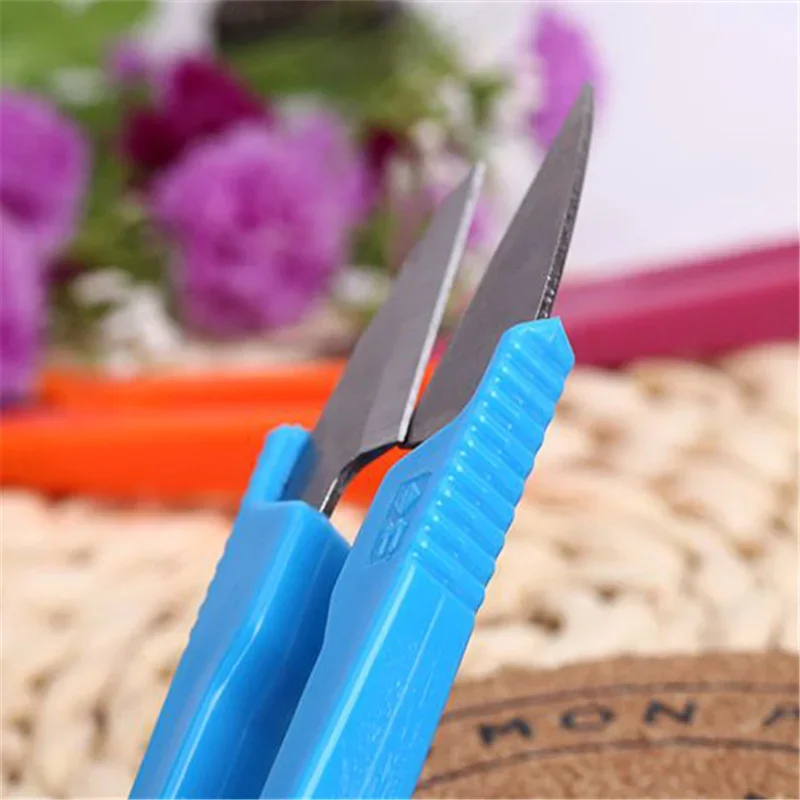 Mini tijeras plegables en forma de U para pesca, tijeras de costura, pinzas para uso en peces, herramientas de corte de sedal, 1 ud. - imagen 2