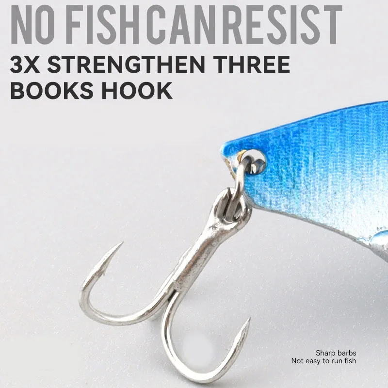 Mar Yolo cabeza fantasma Metal cebo duro VIP cebo temblor remoto cebo falso cebo triple gancho lubina cebo - imagen 4