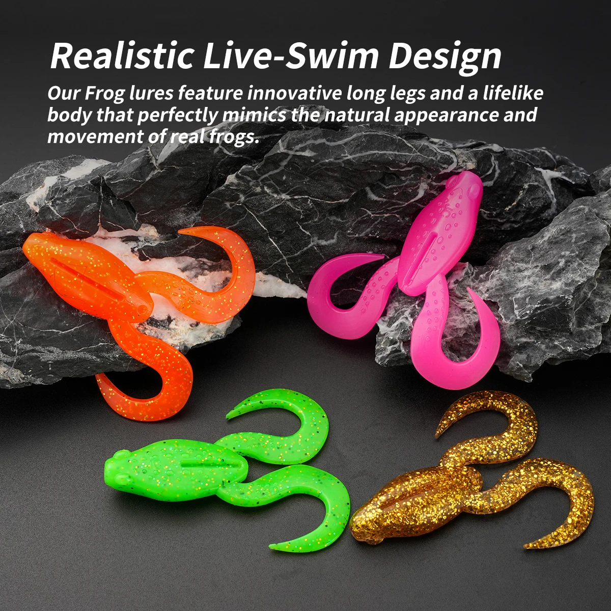 Johncoo rana flotante 7cm 10cm señuelo de pesca cebo de pesca suave para Lucio lubina señuelo de pesca Topwater - imagen 5