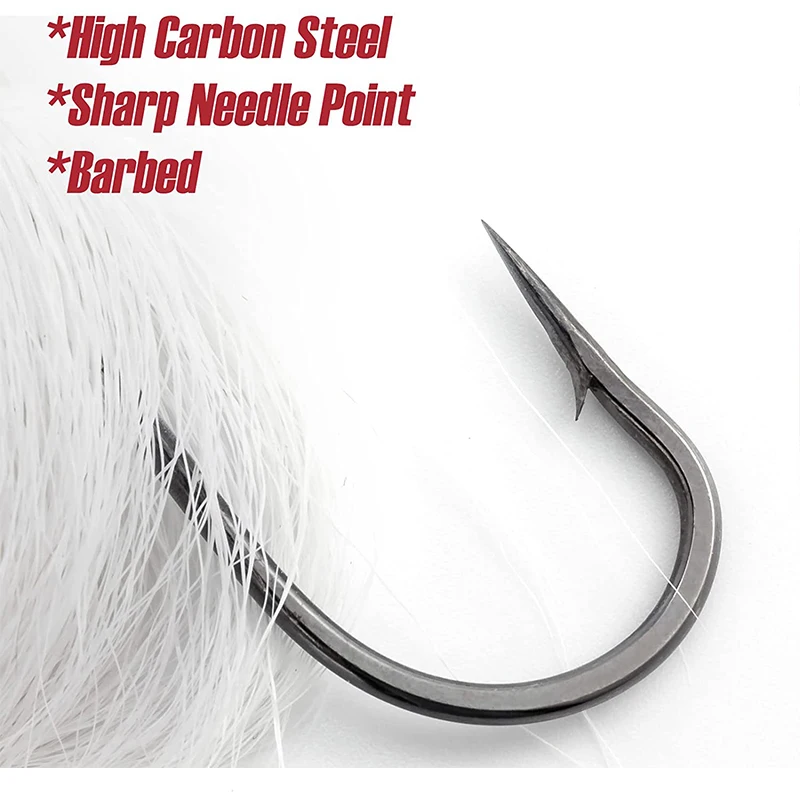 ORJD-Micro Jigs Coloful Buck Tails con plantilla, cabeza de plomo, pesca inferior para Flukes, rayas, pargo de lubina, señuelo de pesca de roca de Metal - imagen 4