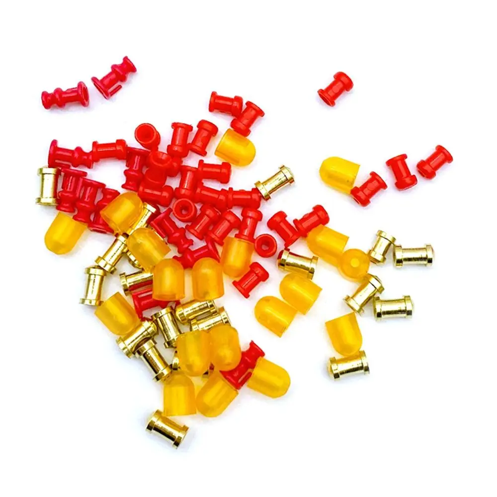 Equipo de pesca de agua salada, piezas deslizantes de cobre/plástico, faldas pargo, suministros de mantenimiento de mula, hilo de silicona Buzzbait, 30 Uds. - imagen 4