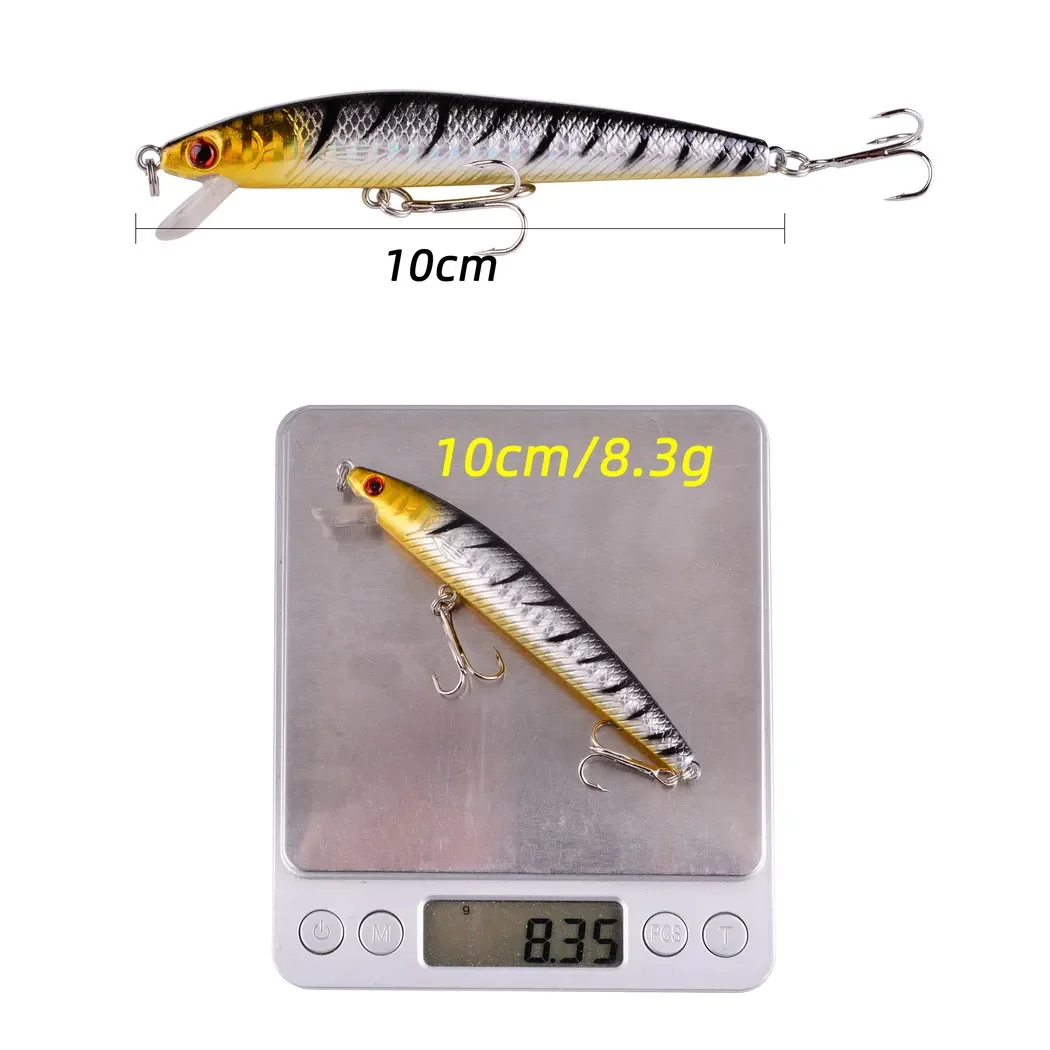 1 Uds. Señuelos de Pesca de pececillo japonés cebo duro flotante 10,5mm 8,3g Wobbler Artificial Crankbait carpa perca Pesca aparejos de Pesca - imagen 5