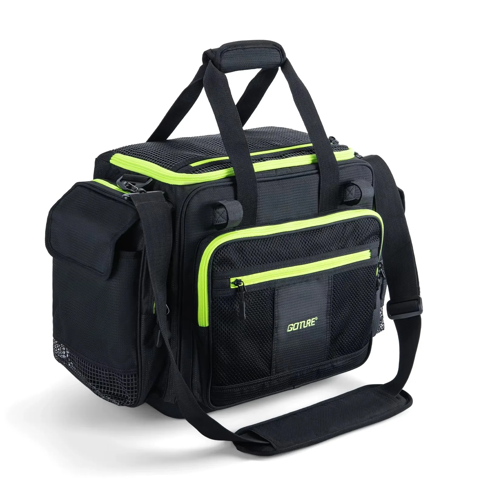 Bolsa de pesca impermeable Goture con base EVA rígida y porta cañas - imagen 2