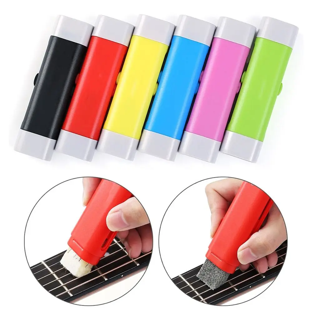 Cuerdas de guitarra, cepillo para desoxidar, cuerdas de bolígrafo, limpiador de guitarra antioxidante, cuidado de cuerdas, borrador de aceite, accesorio de guitarra, pluma de prevención de óxido - imagen 2