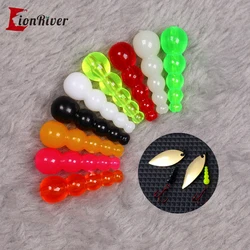 Cuentas de pesca flotantes de plástico para Spinnerbait y aparejos en línea