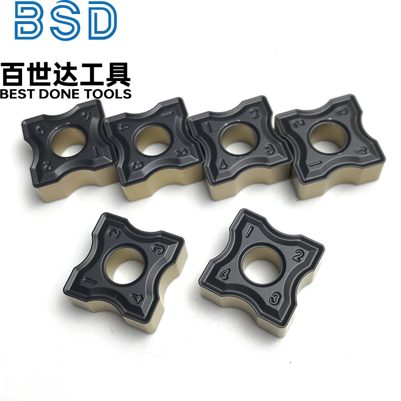 SNMG12T4-R4 SNMG R1.5 R2 R3 R4 R5 CNC cortador de torneado insertos de carburo para máquina biseladora placa de acero de astillero - imagen 3