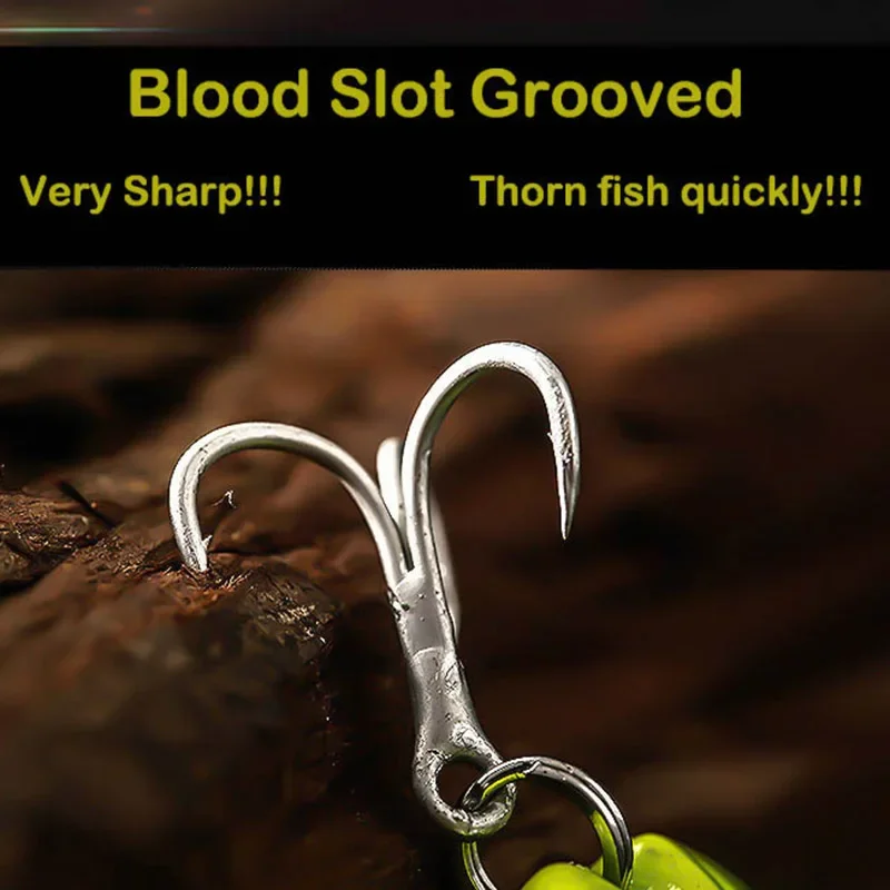 Señuelo de pesca VIB láser de Metal, aparejos de pesca en hielo de invierno, Crankbait, cuchara vibratoria, Spinner, hundimiento, 8g/14g/21g, 1 Uds., novedad de 2022 - imagen 5