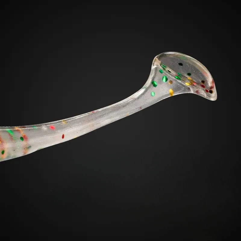 25 uds paleta T-tail Shad Ajing señuelo de pesca 5cm 0,8g Rockfish goma suave señuelo Artificial cebo lubina - imagen 5