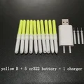 yellow B and charger