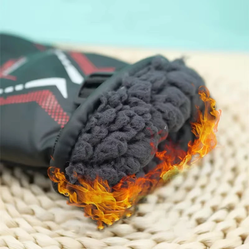Guantes de invierno para esquiar, pescar, resistentes al viento, impermeables, para bicicleta, motocicleta, antideslizantes, gruesos, cálidos, accesorios - imagen 2