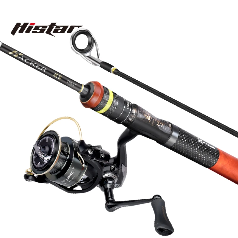Histar Hacker Caña Fibra de Carbono con Guías Fuji – Combo Carrete - imagen 3