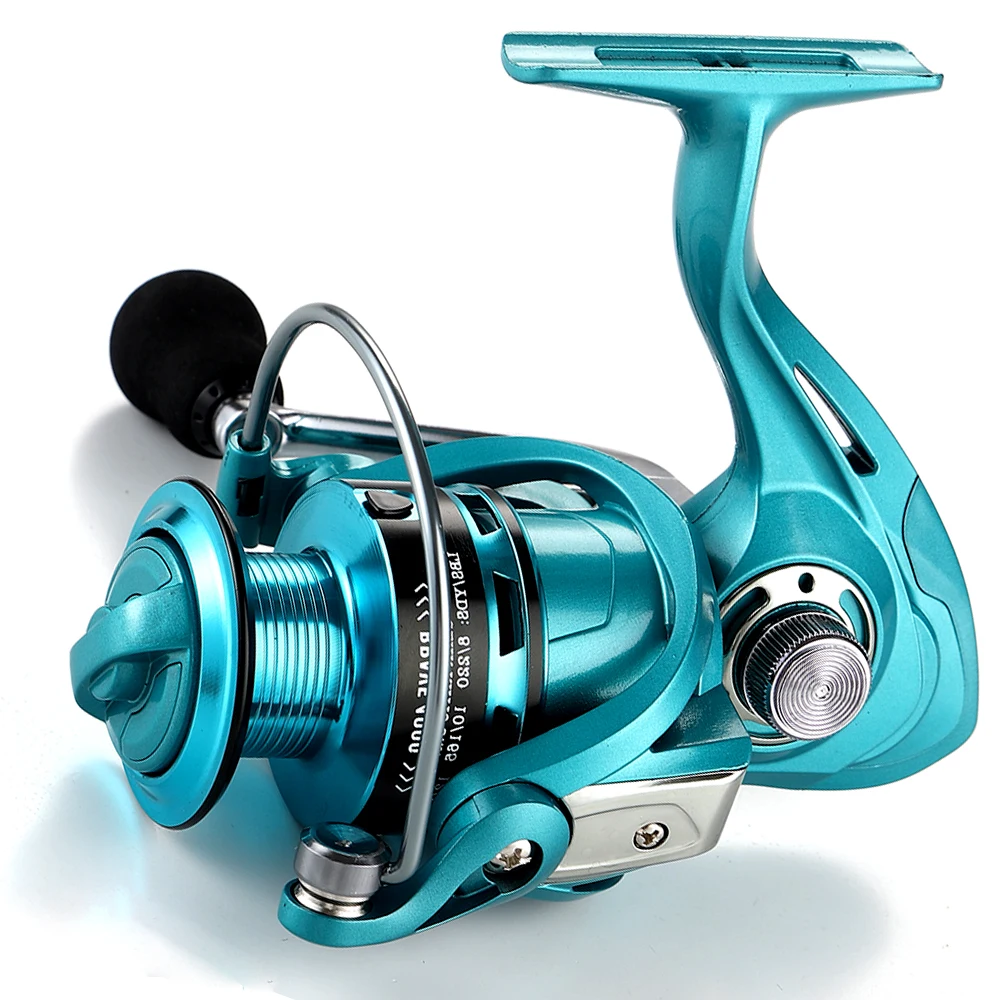 Carrete de Pesca de carpa, accesorio de Metal, giratorio, relación de velocidad 1000: 1, alimentador fuerte, freno delantero, 7000-5,2 - imagen 3