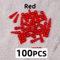 100pcs red