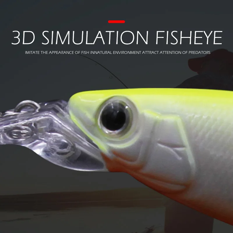 TacklePRO-M82 Señuelo de pesca profesional Minnow, aparejos de pesca, cebo para lubina, aparejos de pesca, Wobblers de natación, calidad, 90 mm, 16 g, 1 m - imagen 4